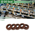 Set of 5 Oil Seal Rotary Shaft Seal FKM Rubber 6x10x3mm