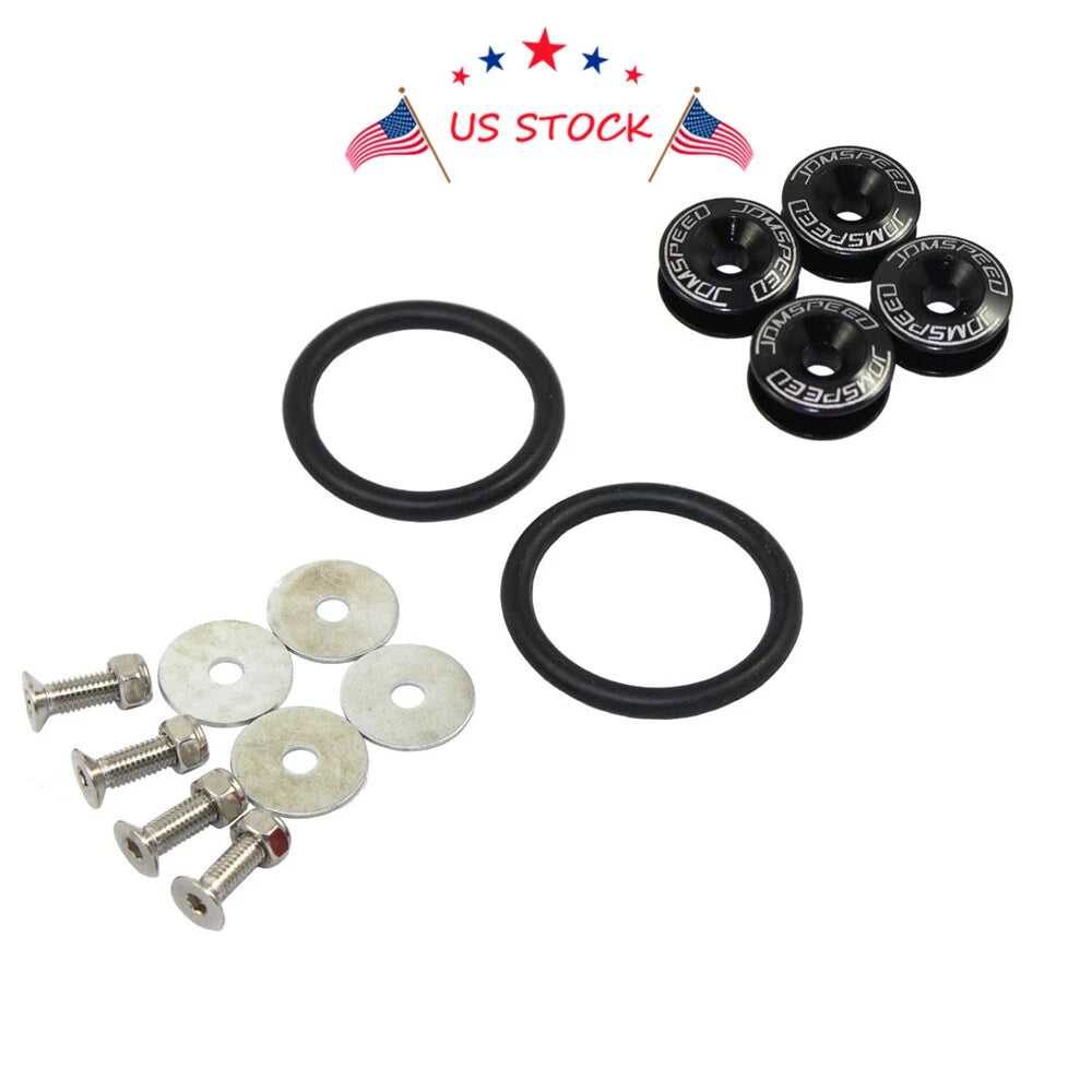 Quick Release Fasteners Kit for Bumper & Trunk Hatch (Fits Various Models)