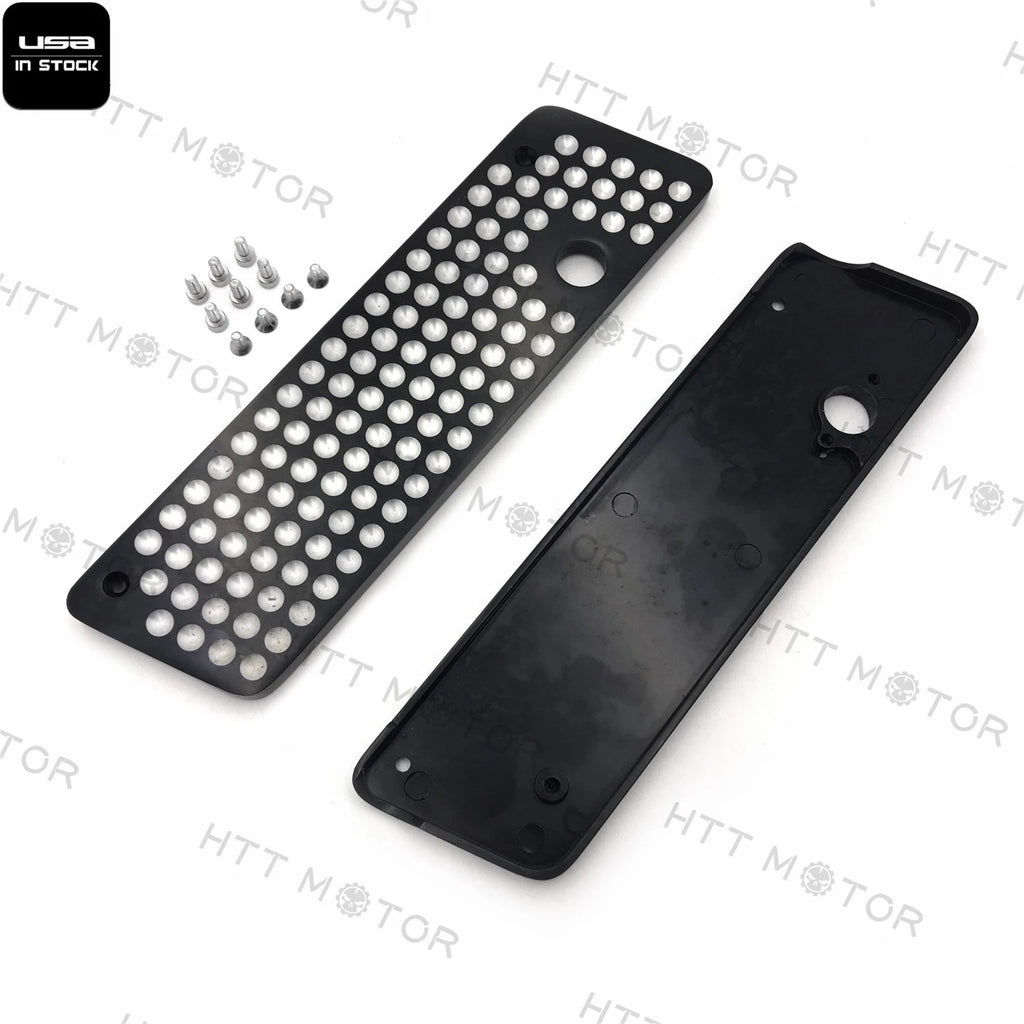 Saddlebag Latch Cover for Harley Touring (1993–2013) - CNC Plated Black