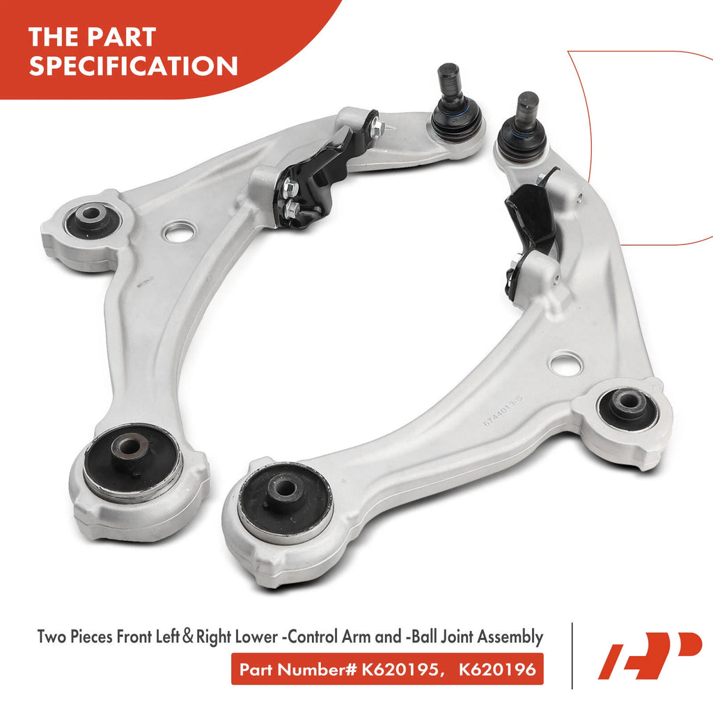 12Pcs Control Arm Ball Joint & Sway Bar Kit for Nissan