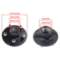 3500 lbs. Spindle with Trailer Bearing Kit for Trailer Hub 5 on 4.5"