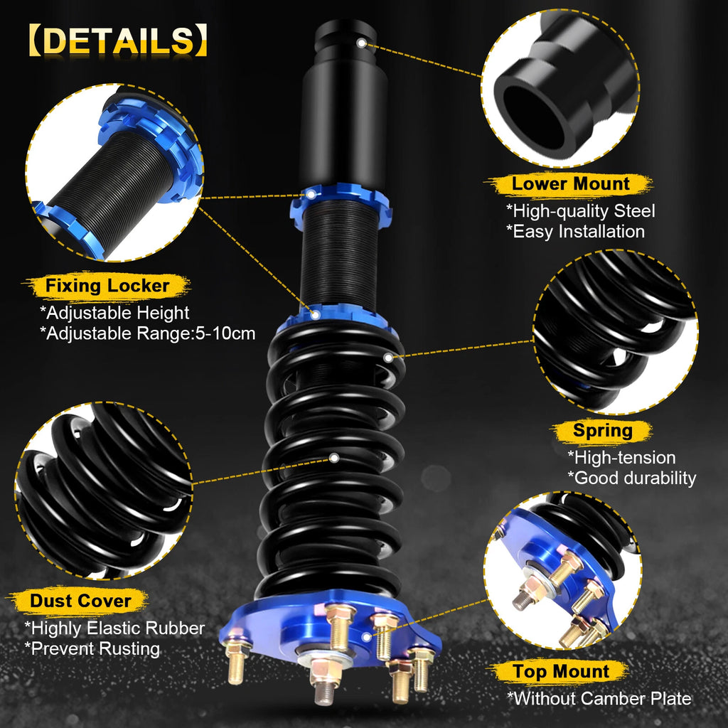 Coilover Shocks Struts Spring Kit for Honda Prelude (1992–2001)