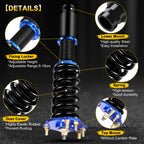 Coilover Shocks Struts Spring Kit for Honda Prelude (1992–2001)