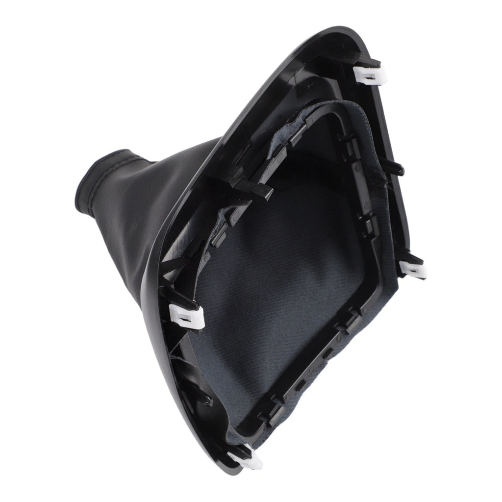 Gear Lever Cover for Fiat II (2015) Black Leather