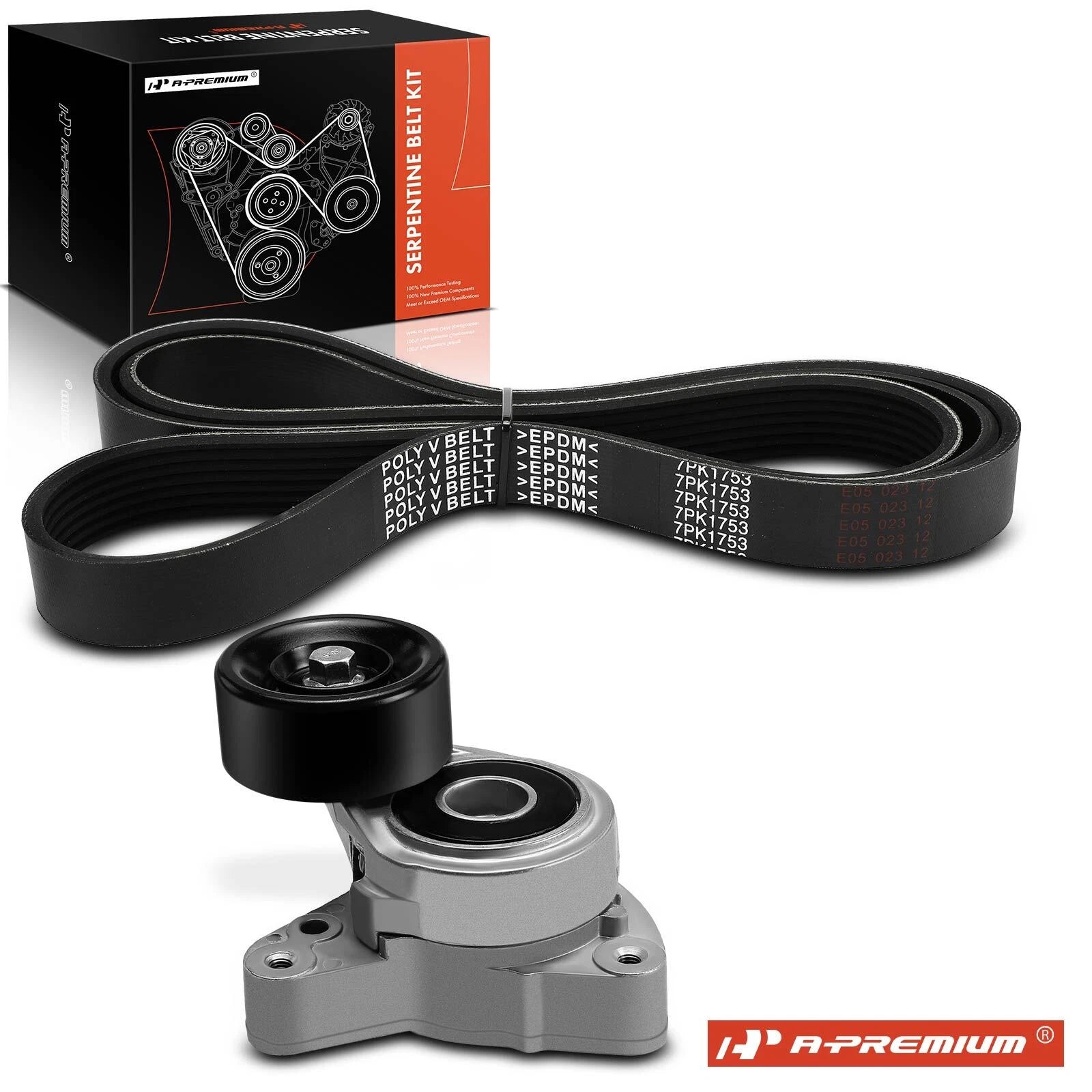 2X Serpentine Belt Drive Component Kit for Honda CR-V (2007–2011) Acura TSX (2009–2014)