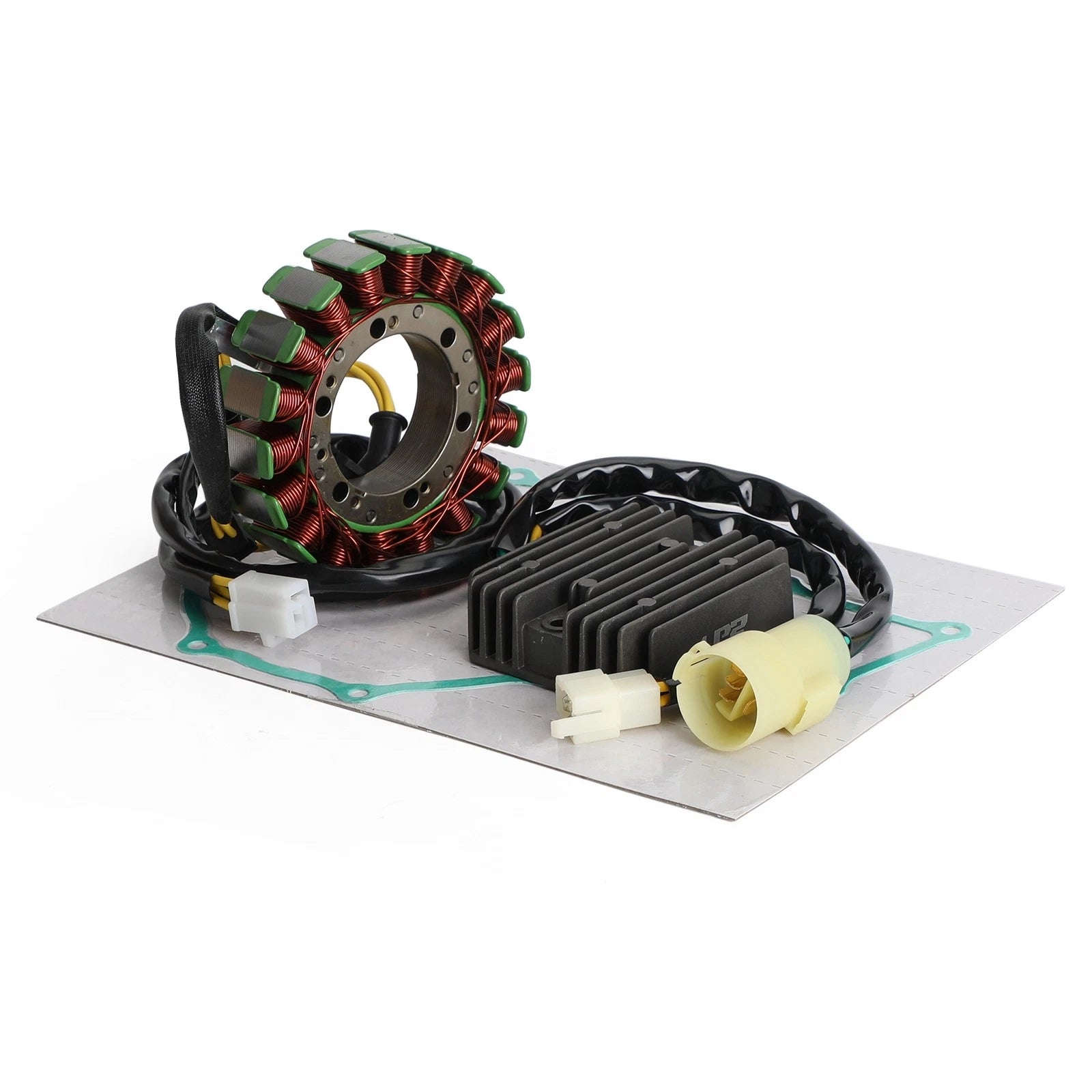 Magneto Stator, Voltage Rectifier, Gasket for Honda XRV750 Africa Twin (1990–1991)