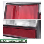 Set of 2 Tail Lights for Ford Mustang LX (1987–1993)