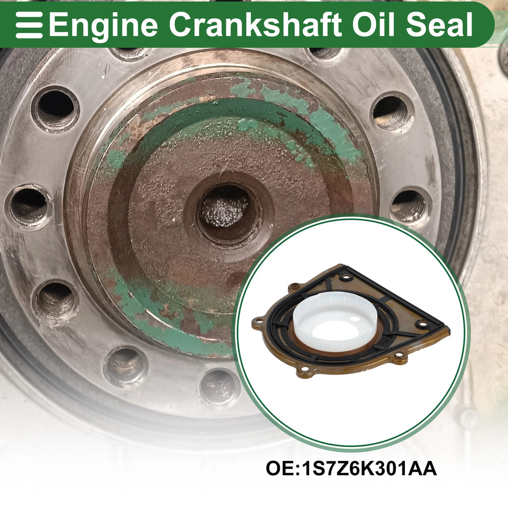 1 Pc Crankshaft Oil Seal with Flange for Ford Escape (2005–2008, 2017–2019) No. 1S7Z6K301AA