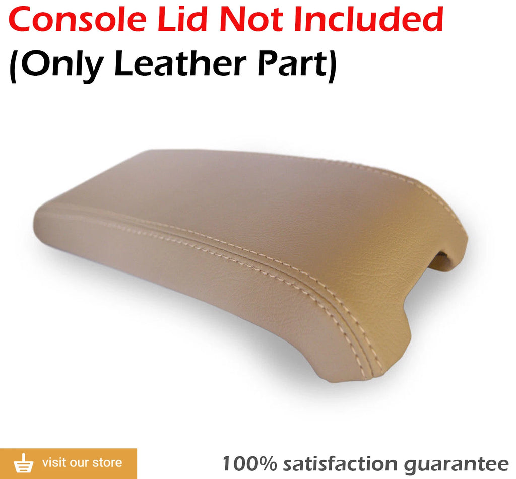 Leather Synthetic Console Armrest Cover for Jeep Compass (2009–2016) Beige