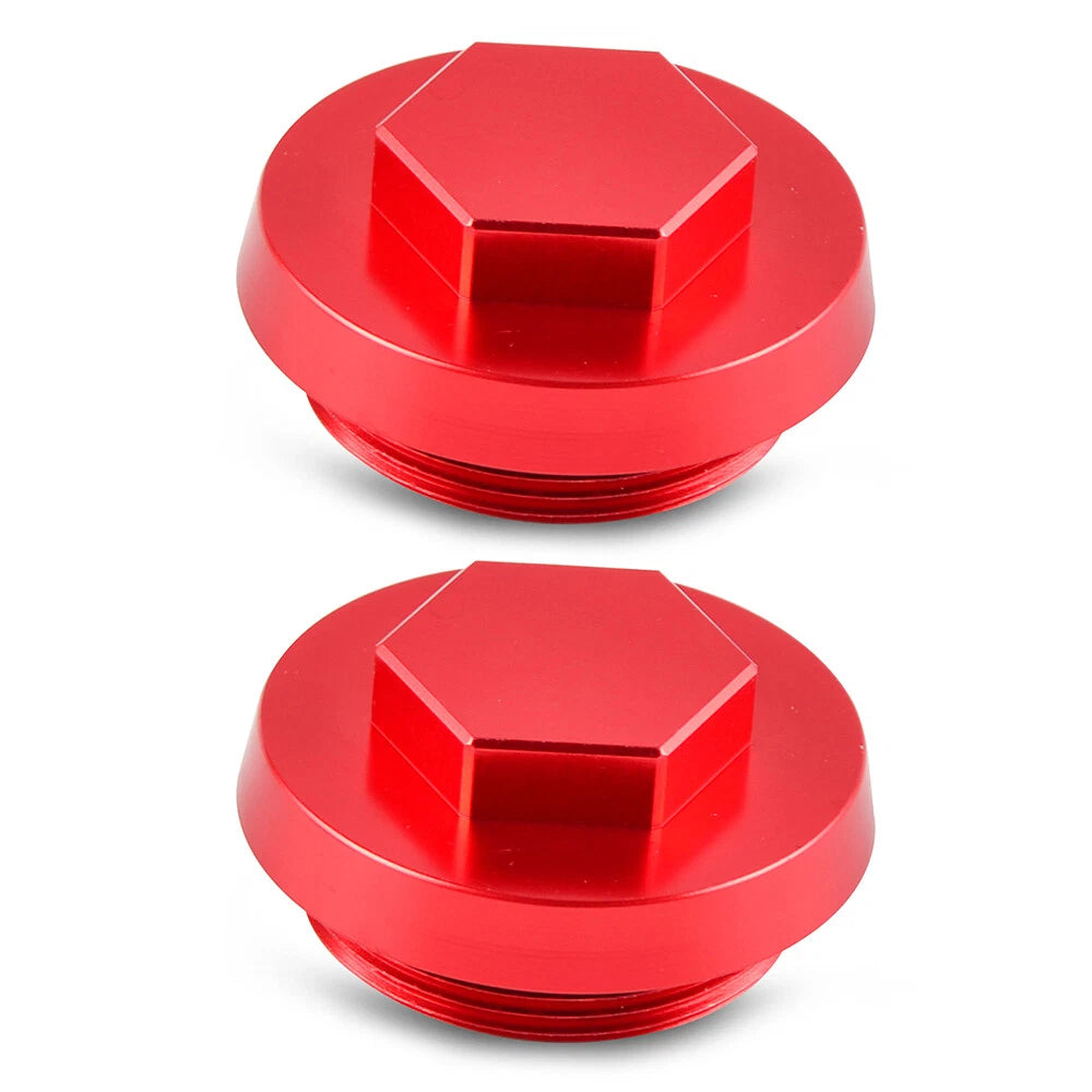 2X Valve Adjustor Cap Tappet Plug for Honda CRF230F (2003–2019), CRF150F (2003–2005)