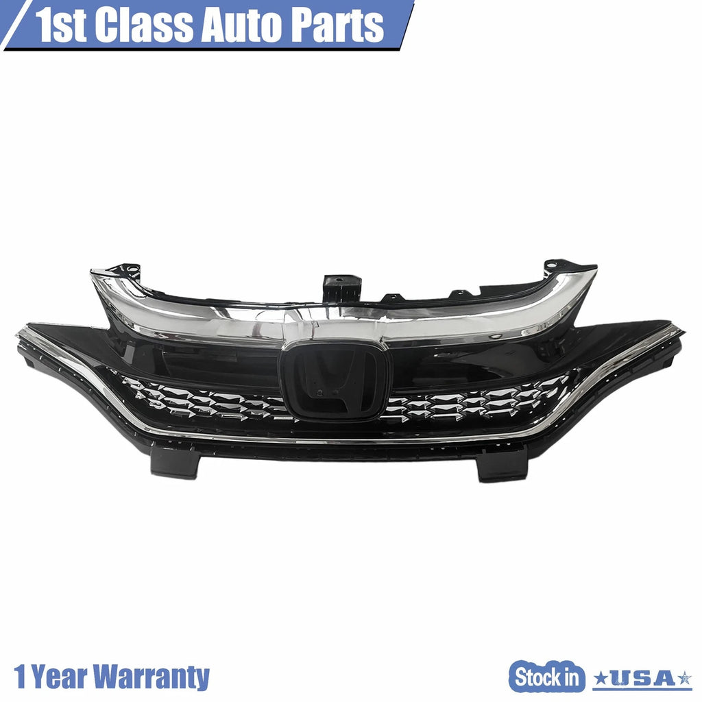 Front Grille with Chrome Honeycomb for Honda Fit (2018–2020)