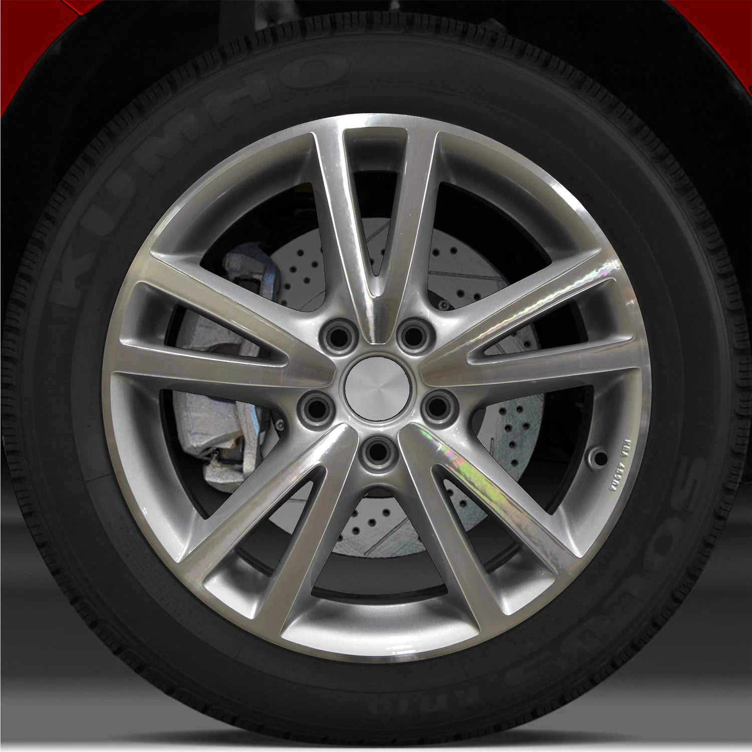 17x7 Factory Wheel (Bright Fine Silver) For 2007-2009 Volkswagen Rabbit