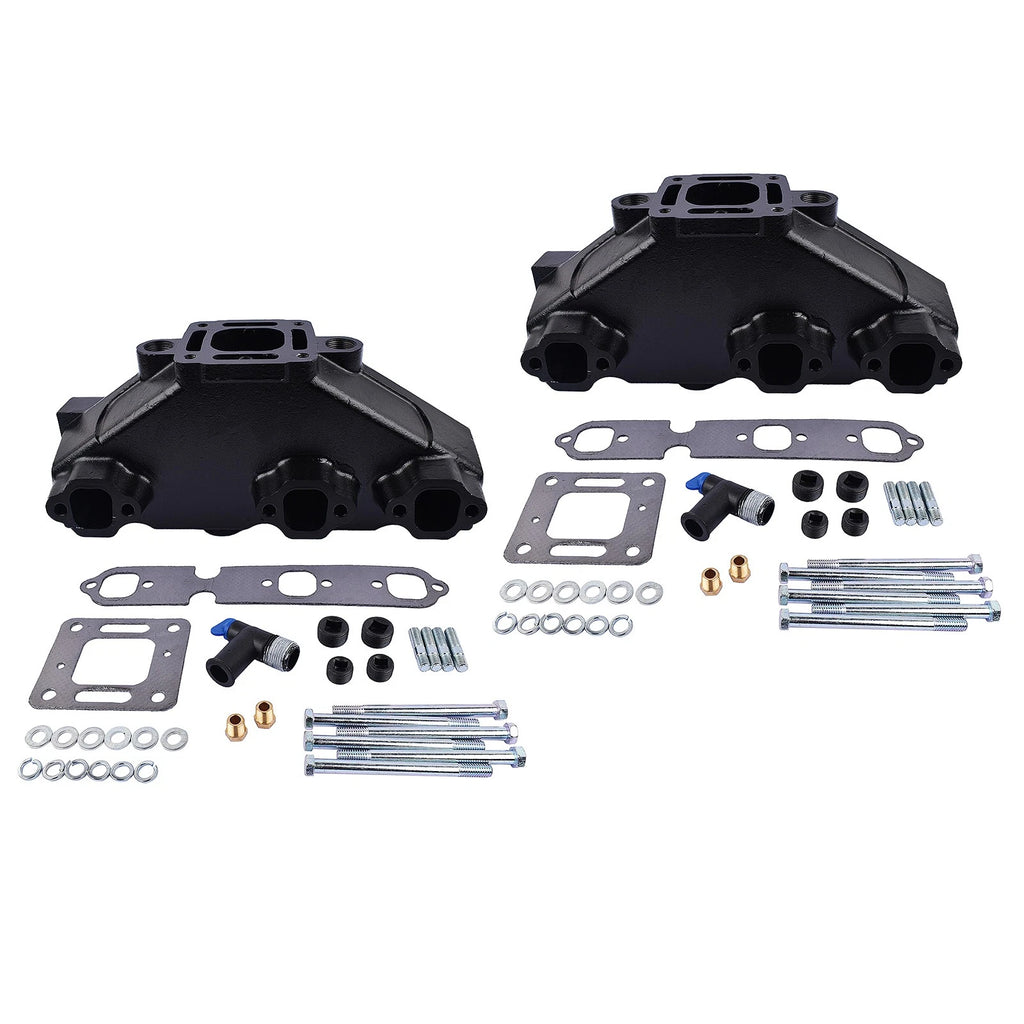 2Pcs Exhaust Manifold for Mercruiser 4.3L