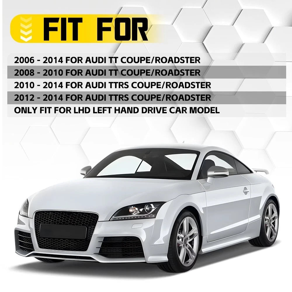 Black Bonnet Release Handle LHD 8J1823533C for Audi TT TTRS (2007–2014)