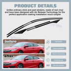 Chrome Delete Blackout Window Precut Vinyl Cover for Honda Civic (2016-2021)