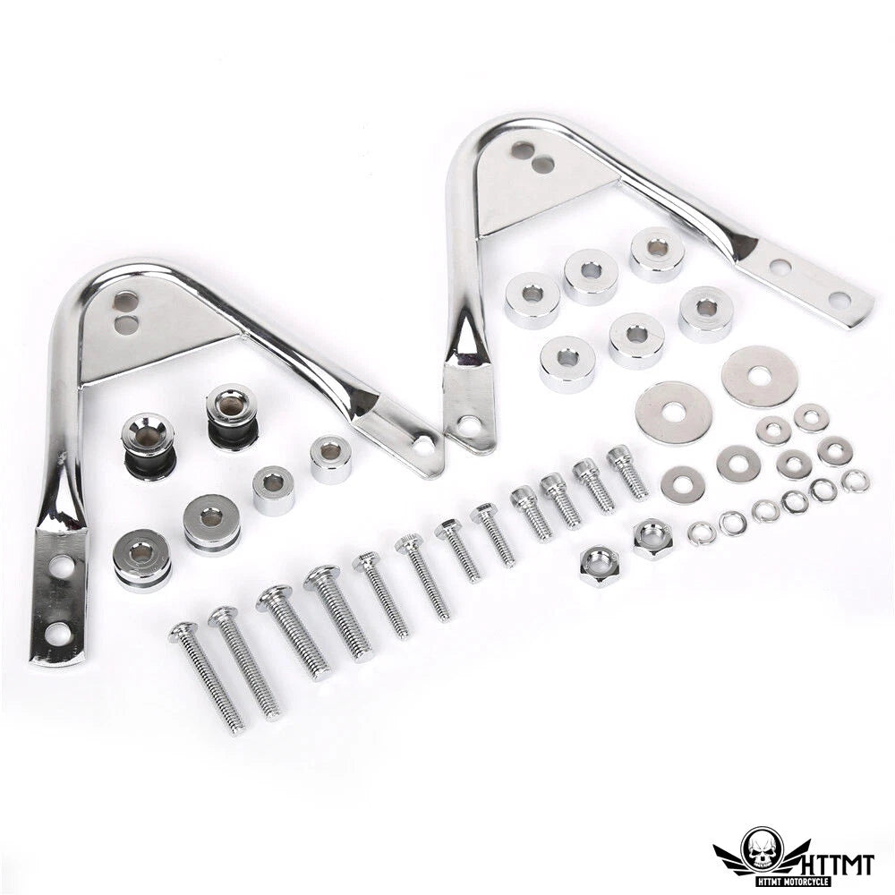 Detachable Two-Up Air Wing Luggage Rack for Harley Touring (1997–2008)