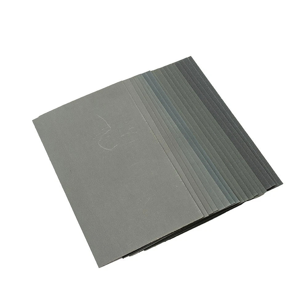 Set of 10 Sandpaper 400-3000 Grit 57x140mm for Metal Glass Wood Polishing