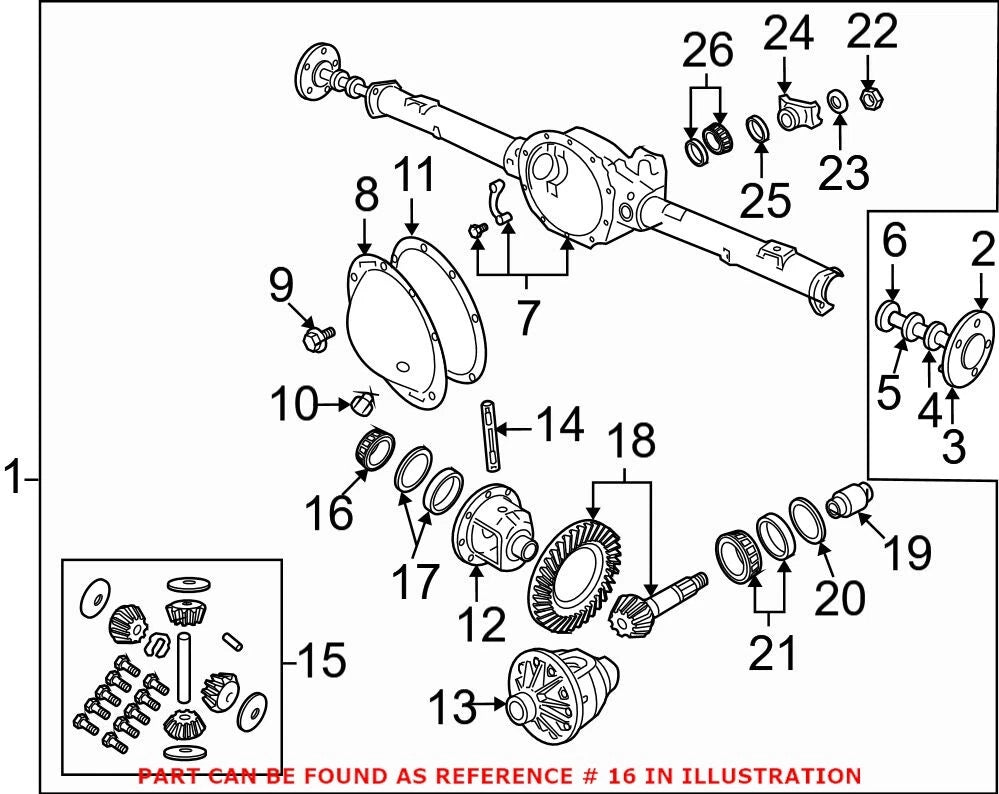 Differential Side Gear Thrust Washer for Dodge Ram 1500 (2019–2023)