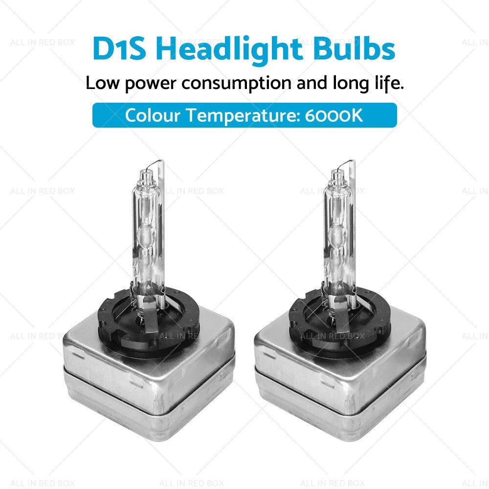 2X D1S HID 6000K Xenon Headlight Bulbs for BMW Mini Audi Volkswagen