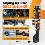 Set of 4 Shock Absorber Struts for Ford Edge Lincoln MKX (2011–2014)