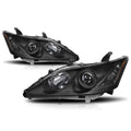 OE Style Black Housing Amber Corner Projector Headlights for Lexus ES350 (2007–2009)