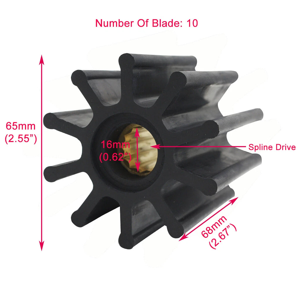 Water Pump Impeller for JABSCO 31130-0061 Yamaha 6LY-UTE/STE (N/A)