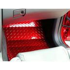 Yellow Diamond Plate Floor Mats Set for Pontiac G8 GT (2008–2009)