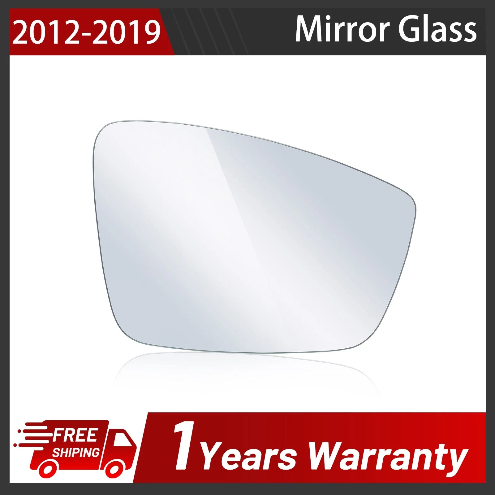 Passenger Side Mirror Glass for Volkswagen Beetle (2012–2019)