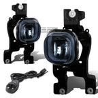 Fog Light Lamp Pair for Ford Super Duty (2008–2010) Smoked Lens OE