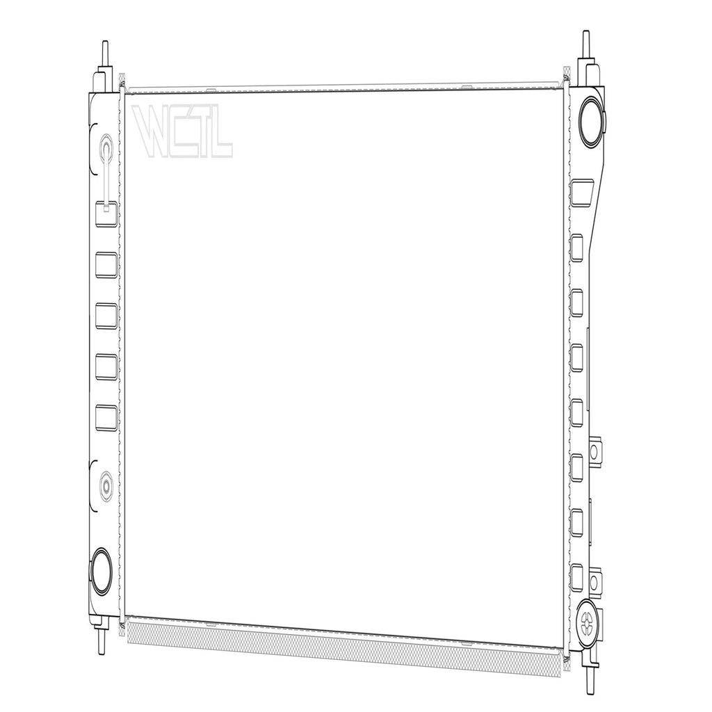 Replacement Radiator Plastic for Nissan Altima (2019–2022)