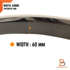 3" Slim Fender Flare Arch Gloss Black for Isuzu D-Max Dmax (2020-2023)