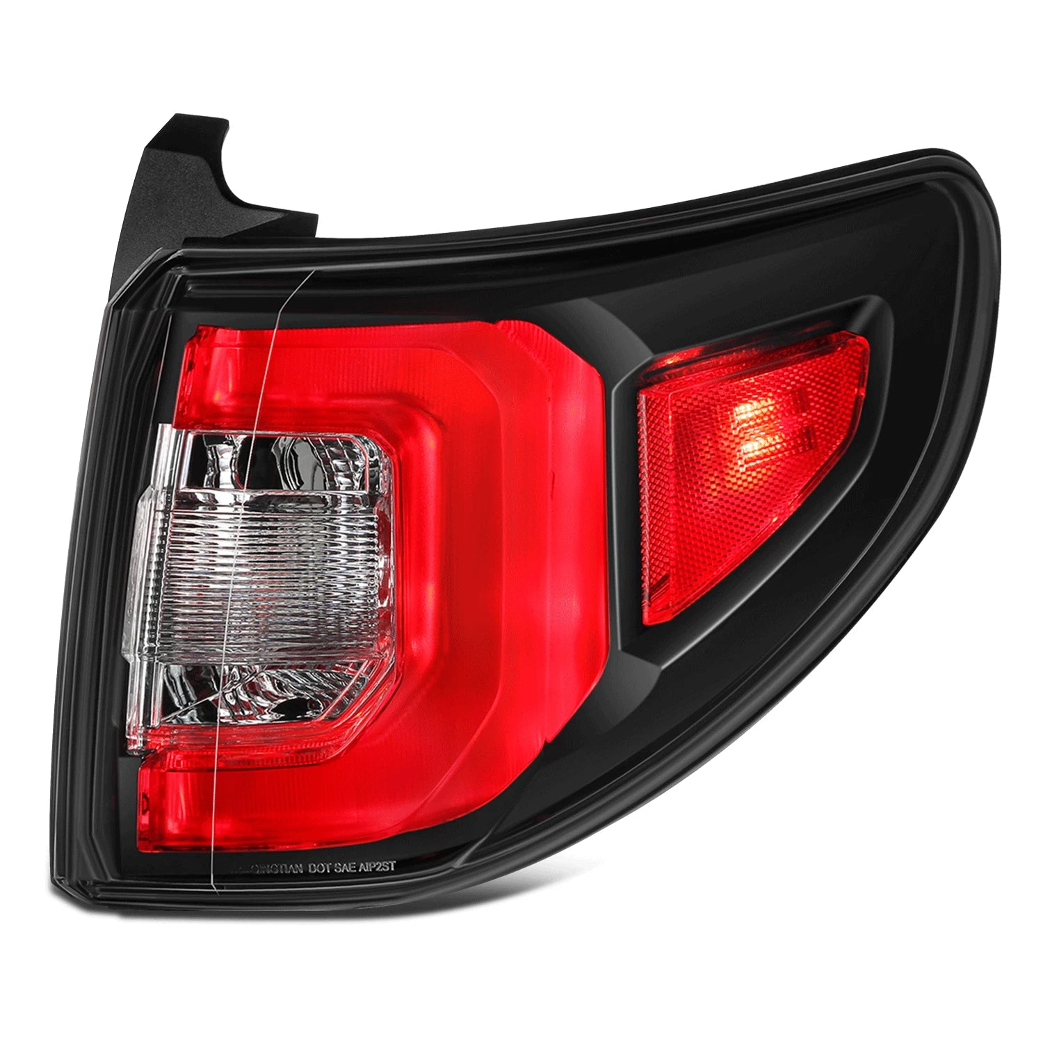 Chrome Red LED Outer Taillight Assembly for Acadia Limited (2013–2017)