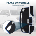Dashboard Cover Mat for Mazda Flair Wagon MM21 (2012–2019) Black Blue Set