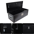 30 Inch Black Aluminum Diamond Plate Tool Box for Truck Trailer