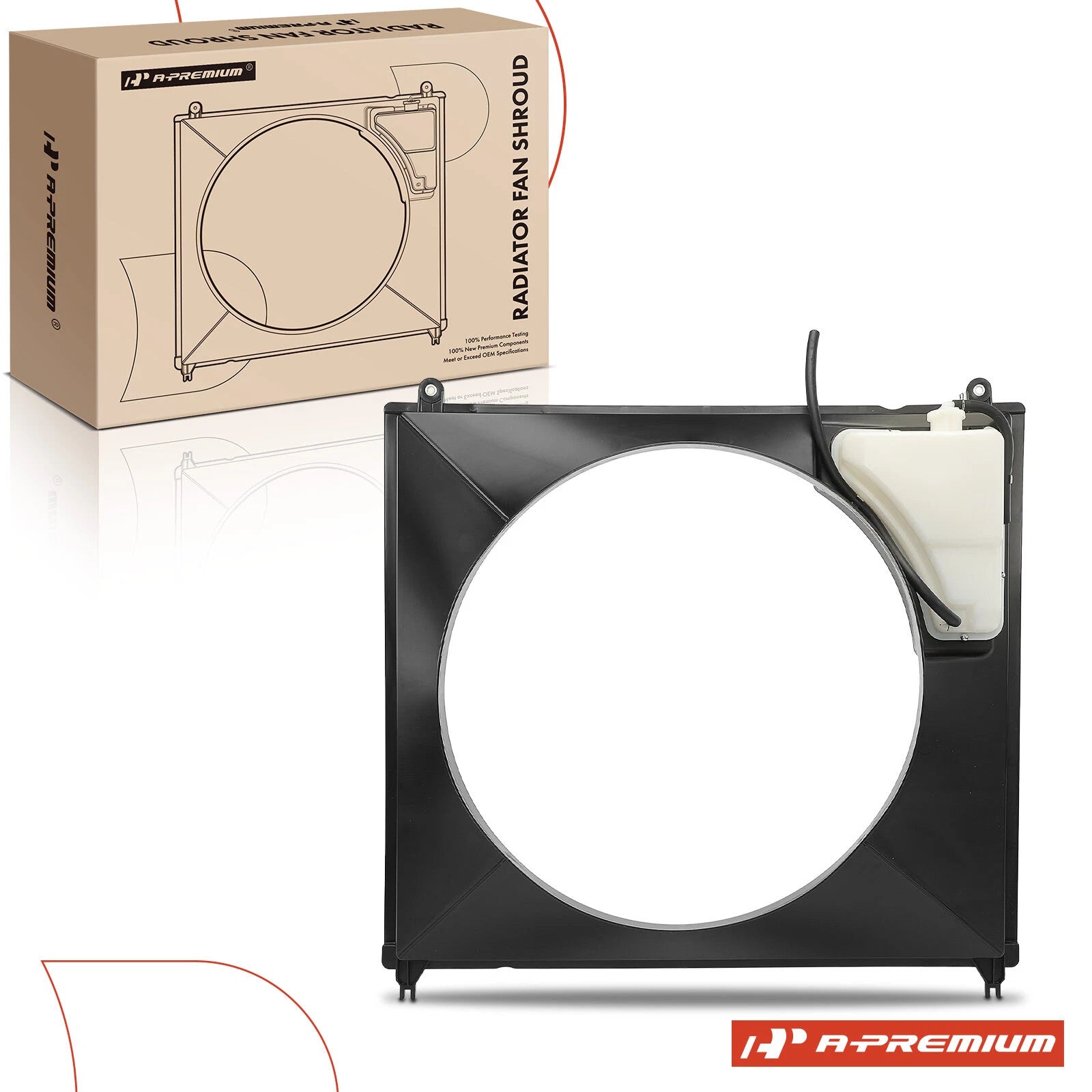 Engine Coolant Reservoir & Shroud Assembly for Toyota Sequoia (2008-2009)