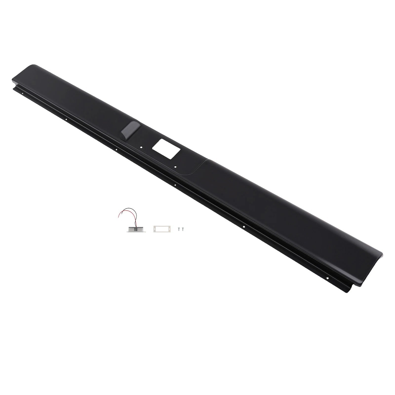 Black Steel Roll Pan for Chevy C10 C20 Pickup (1973–1987)