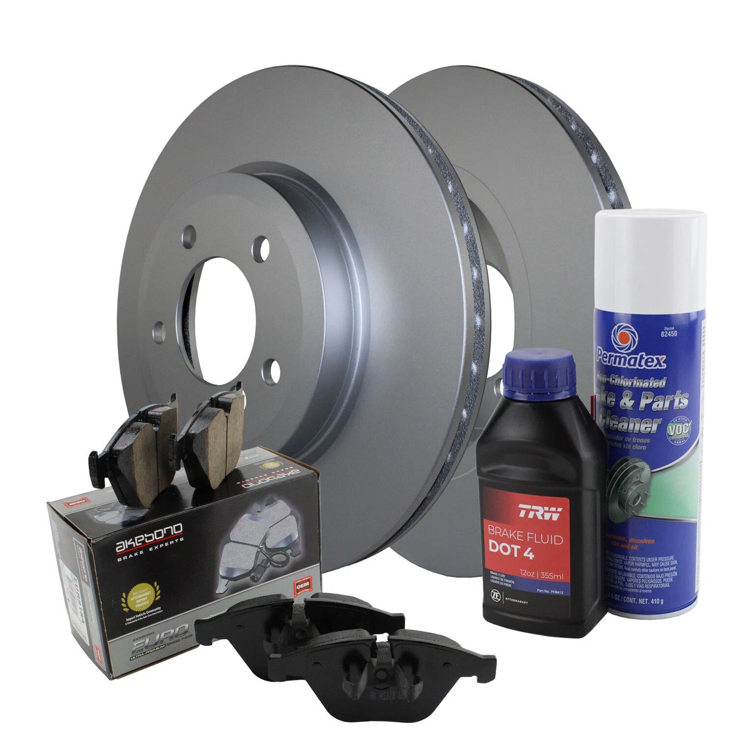 Front Brake Kit 325mm Rotors & Akebono Pads for BMW E46 E85 (2000–2006)