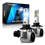 2X NOVSIGHT 9012 HIR2 LED Headlight Bulbs Kit 6500K for Hi Low Beam