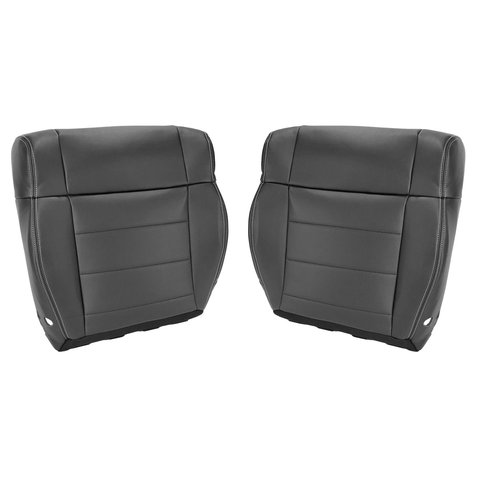 2Pcs Bottom Seat Cover for Jeep Wrangler (2007–2012) Leather Durable