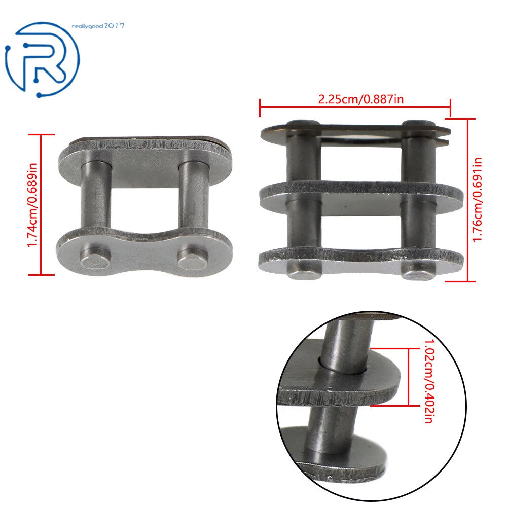 Front and Rear Chain 420 for Coleman CT200U CT200U-EX (196cc)