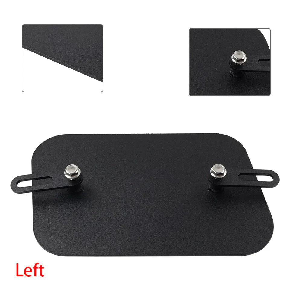 CNC Black Left Side Number Plate Panel Cover for Motorcycle