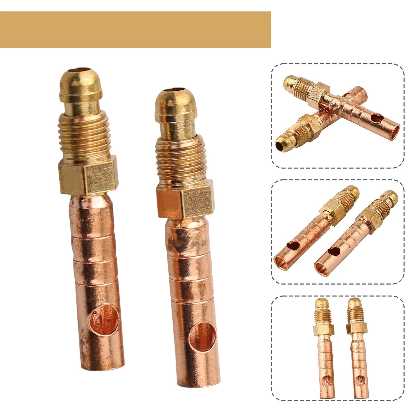 Set of 2 WP9 WP17 WP24 TIG Welding Torch Power Cord Adapters