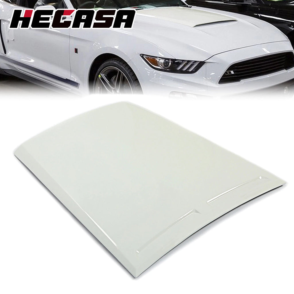 Hood Scoop for Ford Mustang (2015–2017) - White Painted