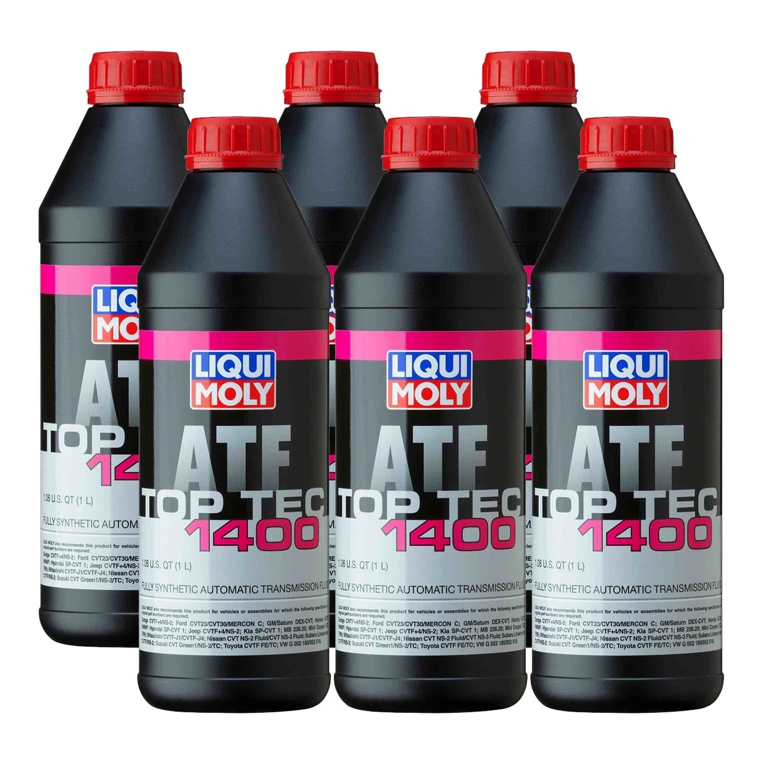 Set of 6 LIQUI MOLY Automatic Transmission Fluid for CVT (2010–2023)