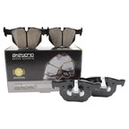 Akebono Euro Rear Ceramic Slotted Brake Pads for BMW E84 X1 E90 E92 E93 (2009–2015)