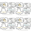4X Carburetor Gasket Kit for Honda CRF250R CRF250X CRF450R CRF450X