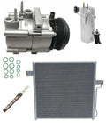 AC Compressor Kit W Condenser Replacement for Ford Explorer Sport Trac (2007)