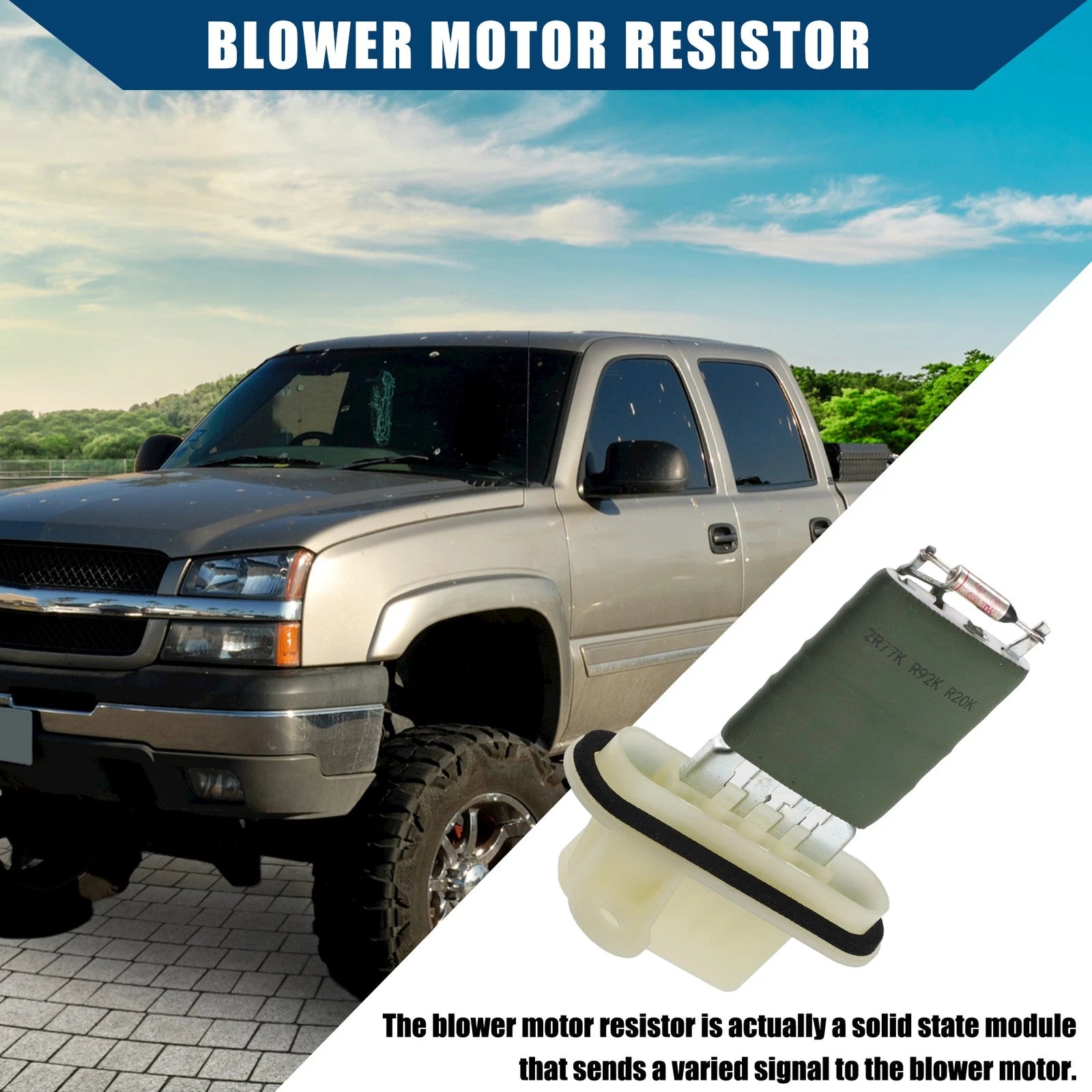 A/C Heater Blower Motor Resistor No.15218254 for Chevrolet Colorado (2004–2012)
