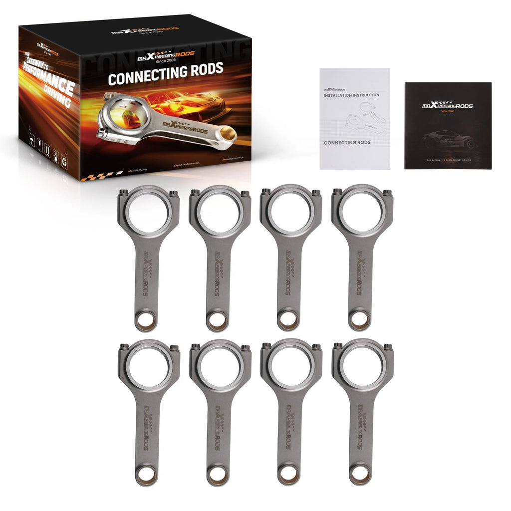 Connecting Rod Kit for GM BBC 396/454/502 (H-Beam, Forged, 6.385", 2.325", .990")