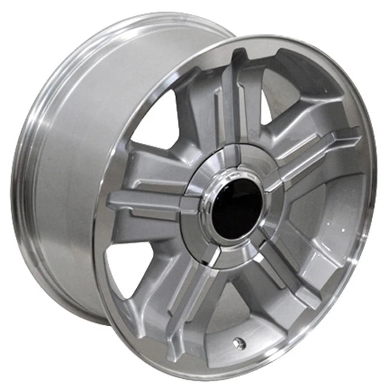 Silver Wheel 18x8 Replacement for 2003–2008 GMC Savana
